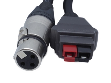 Adapter Kabel für Golfcaddy Trolley Akku 2 Anderson auf XLR3 Anschluss Verbinder